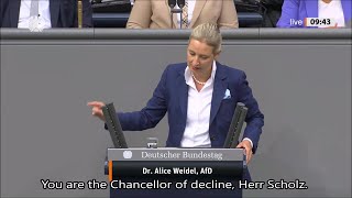 Alice Weidel September 11 2024 Economy Immigration Democracy [upl. by Clemmie703]