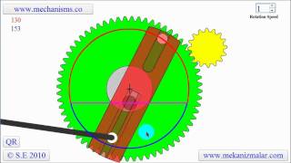 Whitworth Quick Return Mechanism [upl. by Paxon]