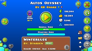 quotALTOS ODYSSEYquot 100 EASY DEMON  Geometry Dash [upl. by Mota]