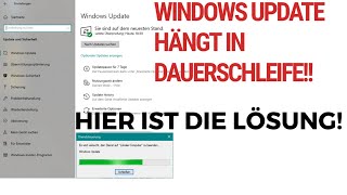 Windows Update hängt in Dauerschleife Hier ist die Lösung [upl. by Ayikahs]