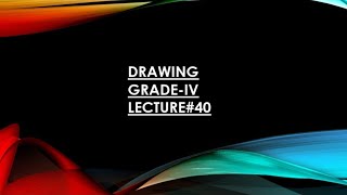 Drawing lecture40 GradeIV Diagram of Tripod Stand [upl. by Leoline]