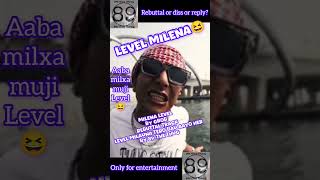 Milena level reply to gbob rap rapmusic hiphop ytshorts shorts rapper disstrack [upl. by Dadivitan544]