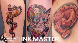 Three Strikes You’re Out FaceOff Official Highlight  Ink Master Grudge Match Season 11 [upl. by Judson]