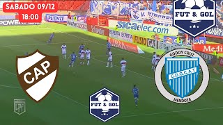 🔴PLATENSE  GODOY CRUZ EN VIVO  FUTBOL ARGENTINO EN FUT AND GOL [upl. by Aropizt]