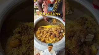 Makanan dari india nasi briyani streetfood food briyani kulinerindia [upl. by Philbin447]