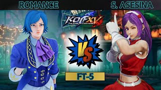 KOFXV Shermie Asesina LeonaAthenaShermie Vs Romance  Close intense set kofxvreplays kofxv [upl. by Grantley402]