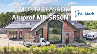 Fasada aluminiowa Aluprof MbSR50N  montaż Kraków [upl. by Mcspadden]