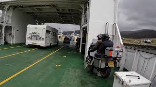 Motorcycle trip from North Uist to Harris in the Outer Hebrides Scotland by BMW GS 1200 Part 2 [upl. by Rodolphe596]