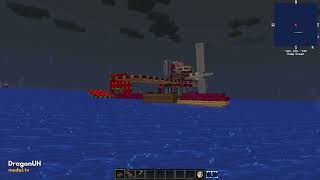 Porco rossos plane in minecraft [upl. by Aiyram]