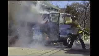 DCFD 33 Engine running a van fire on MLK in the 1990’s [upl. by Adolphus]