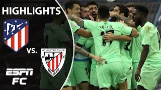 Athletic Bilbao completes INCREDIBLE comeback vs Atletico Madrid  Spanish Super Cup Highlights [upl. by Cyn]