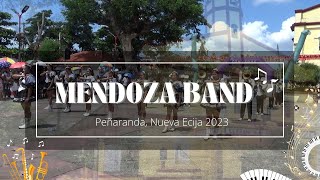 MENDOZA BAND  Peñaranda Town Fiesta 2023  Peñaranda Nueva Ecija Band Parade and majorette comp [upl. by Ylrebmit]