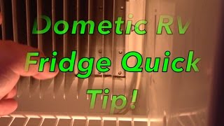 Dometic RV Fridge Quick Tip [upl. by Bachman934]