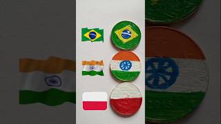 Janaganamana 🧡🤍💚independenceday flag drawing viralvideo [upl. by Nailuj227]