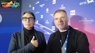 Sanremo 2024 intervista a Paolo Jannacci e Stefano Massini «Sicurezza sul lavoro è sottovalutata» [upl. by Weidar]