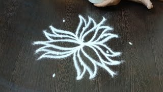 Simple rangoli designs 3 dots  muggulu designs  easy kolam designs [upl. by Tavish]