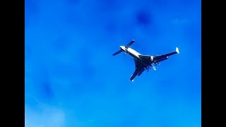 Beechcraft Starship landing at RzeszówJasionka Airport [upl. by Nosemyaj]