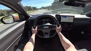 Dacia Duster 2024 Full Hybrid Test Drive POV  No Comment [upl. by Lal]