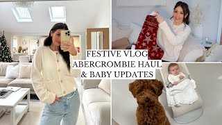 GETTING READY FOR CHRISTMAS ABERCROMBIE HAUL amp BABY UPDATES [upl. by Gladdie]