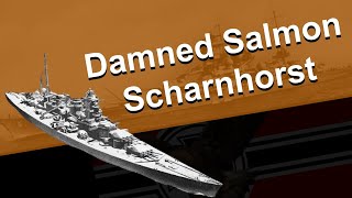 Damned Salmon  Scharnhorst  Lyrics [upl. by Haleelahk]