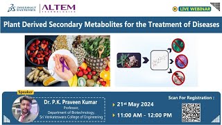 Plant Derived Secondary Metabolites for the Treatment of Diseases [upl. by Morgen]