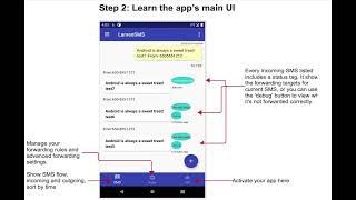 Lanren SMS forwarder Google Play Edition Introduction [upl. by Wescott895]