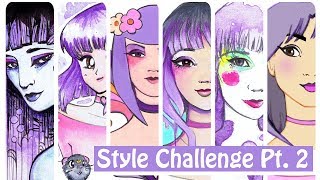 Finding Your Art Style Challenge by Leilani Joy PART 2 [upl. by Ellecram]