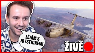 LÉTÁM S REÁLNÝM JOYSTIKEM😅 Microsoft Flight Simulator 2024 GamePassFestival letadlo [upl. by Stormy784]