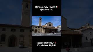 Sesto Fiorentino 📍 Random Italy Towns 🇮🇹  Episode 190  italia italy firenze toscana shorts [upl. by Nissa]