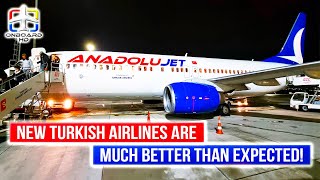 TRIP REPORT  The Turkish Airlines LowCost is Perfect  Zurich to Istanbul  ANADOLUJET Boeing 737 [upl. by Amund]