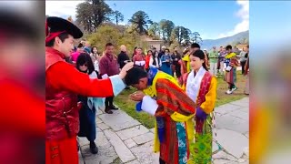 Rinpoche from Mongolia 🇲🇳 visited Bhutan  Bhutan Mongolia 🇲🇳 relation [upl. by Adlecirg]