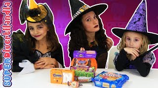 CHUCHES HALLOWEEN Brujicienta y las brujitas en SUPERDivertilandia [upl. by Lativa]