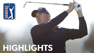 Jordan Spieth shoots 9under 63  Round 3  ATampT Pebble Beach  2022 [upl. by Asaert]