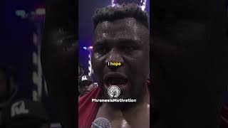 francisngannou interview dedicated to his son [upl. by Dolora]