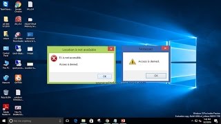 how to fix Access is Denied Error in windows 10 [upl. by Alyakcm]