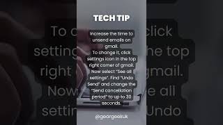 Increase the time to unsend emails on Gmail [upl. by Merv]