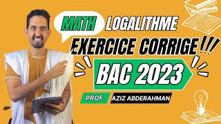 BAC MATH 2023 Corrigé  Prof Aziz Abderrahman [upl. by Medwin989]