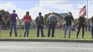 Bikers show support to Apalachee High community [upl. by Isabea]