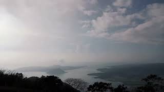 View of Taal Volcano now from TaalVista Hotel Tagaytay City Ms Lin Video CP09690816358 [upl. by Pincince293]