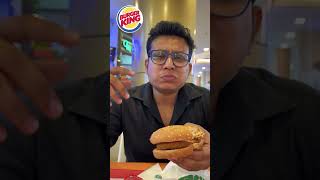 Comparing Burger King Vs Burger Singh Cheapest Meal🔥😍 [upl. by Ahseetal]