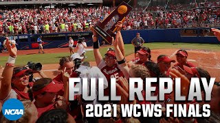 Oklahoma vs Florida State 2021 WCWS Finals Game 3  FULL REPLAY [upl. by Hnahym723]