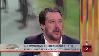 BELLO FIGO TORNA IN TV CONTRO SALVINI [upl. by Enohpets]