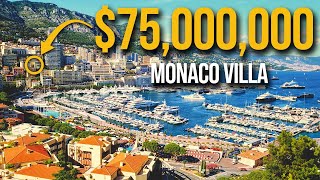 Inside a 75 MILLION Monaco Villa [upl. by Miculek419]