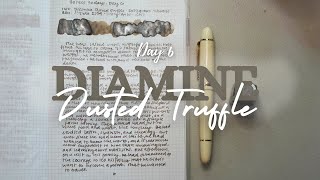 Day 6 Diamine Dusted Truffle  30inks30days [upl. by Blinnie378]