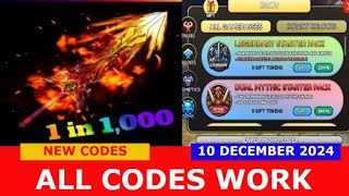 NEW CODES ALL WORKING CODES FOR REALMS Slime Slaying Online RPG ROBLOX  DECEMBER 10 2024 [upl. by Ardnazil]