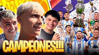 EL MEJOR VLOG EN LA FINAL DE LA COPA AMÉRICA🇦🇷🏆 [upl. by Tterb761]