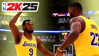 NBA 2K25 BRONNY JAMES FACE SCAN Official Trailer Gameplay [upl. by Yrruc197]