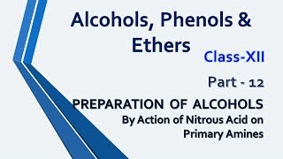 Action of Nitrous acid on Primary Amines [upl. by Harelda]