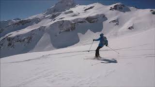 skirando Palanche de la Cretta2927m depuis La Coutaz Val dHérens Valais Suisse 16032019 [upl. by Meghan647]