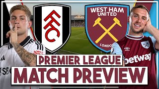 Fulham v West Ham Preview  quotGreat fixture to see what Lopetegui can doquot  quotNot confidentyetquot [upl. by Ramos]